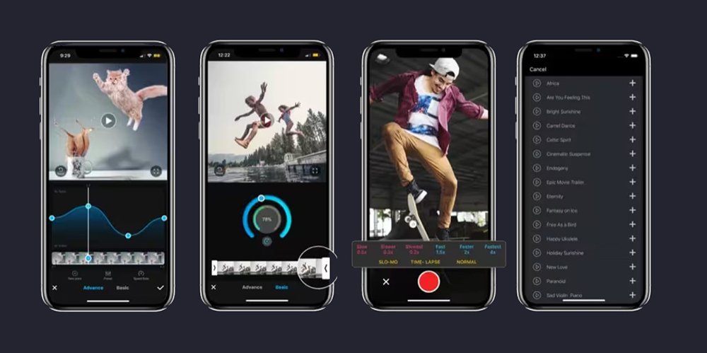 Источник: Wondershare Filmora / Интерфейс приложения Slow Motion Video Fx Editor