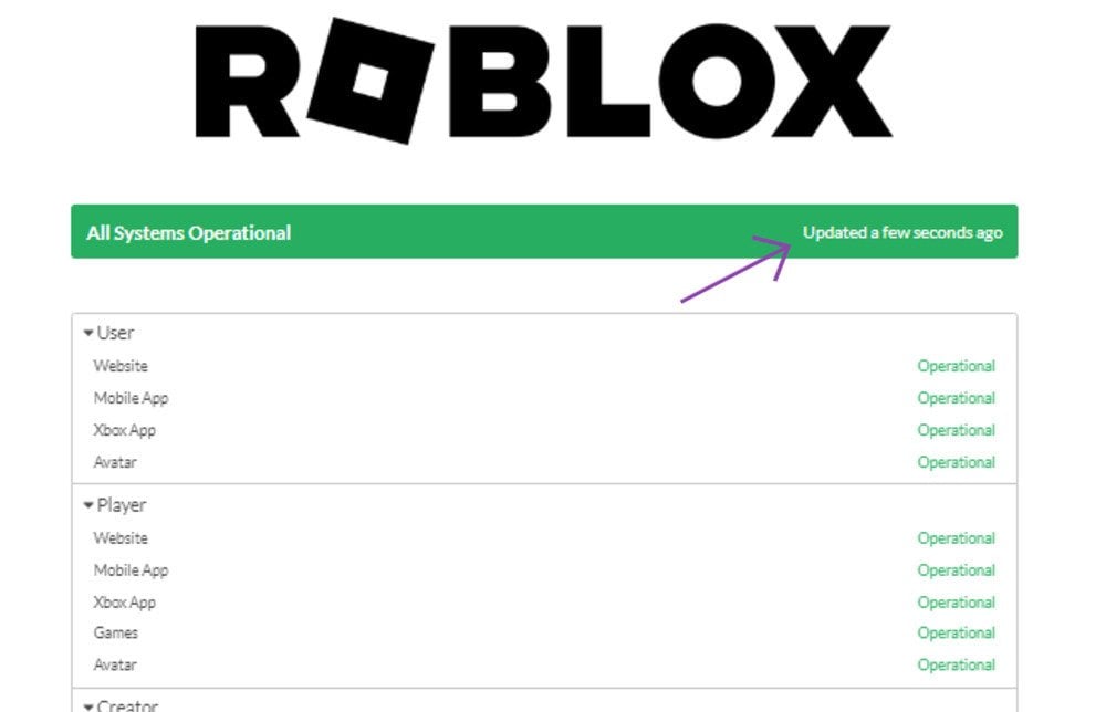 Источник: roblox.fandom.com / Страница состояния игры Roblox&nbsp;