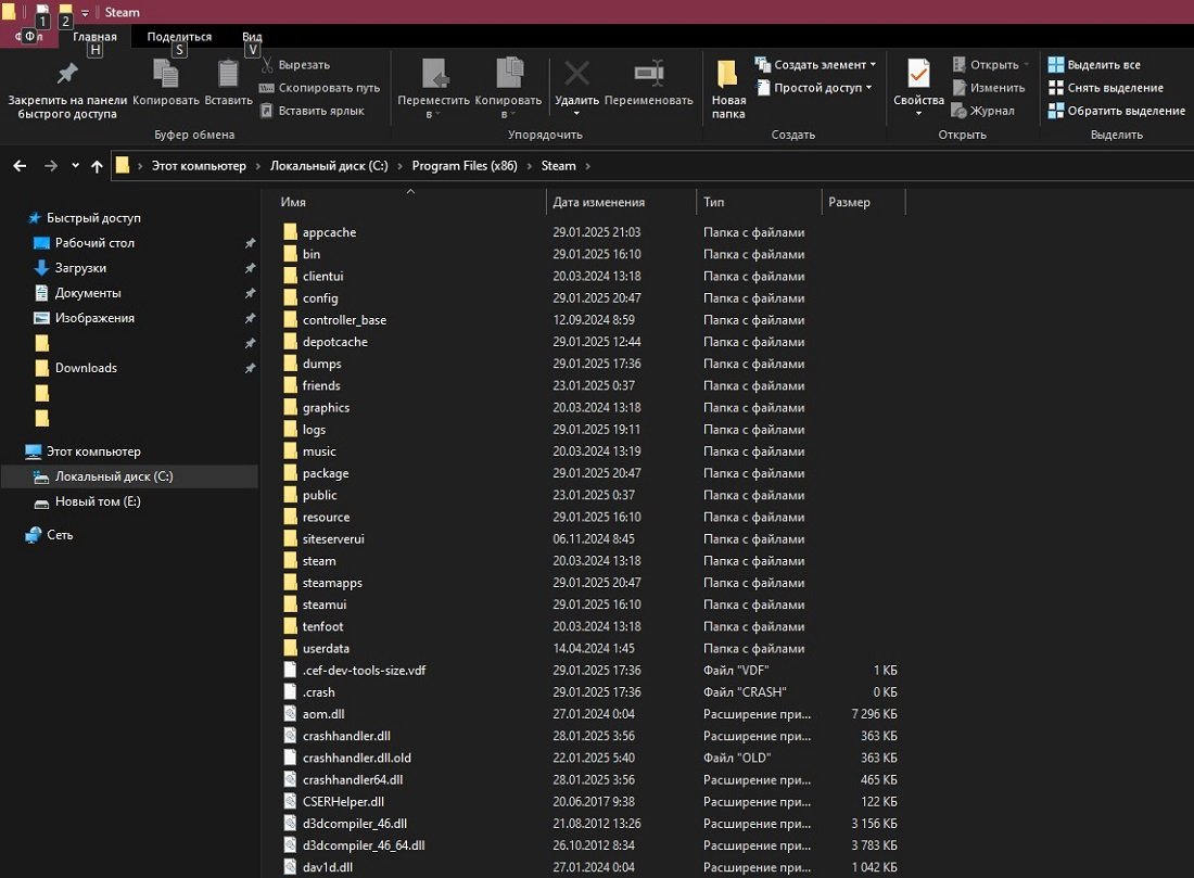 Источник: cq.ru / Так выглядит папка куда установлен Steam