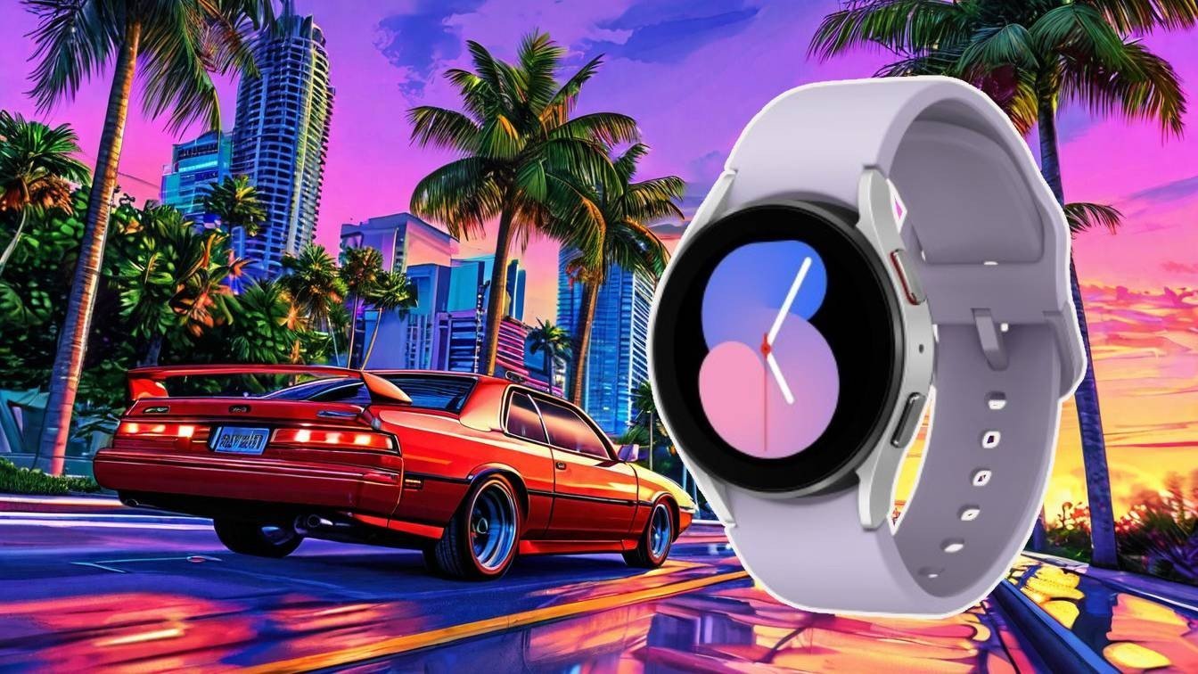 В GTA Vice City и God of War сыграли на Samsung Galaxy Watch 5