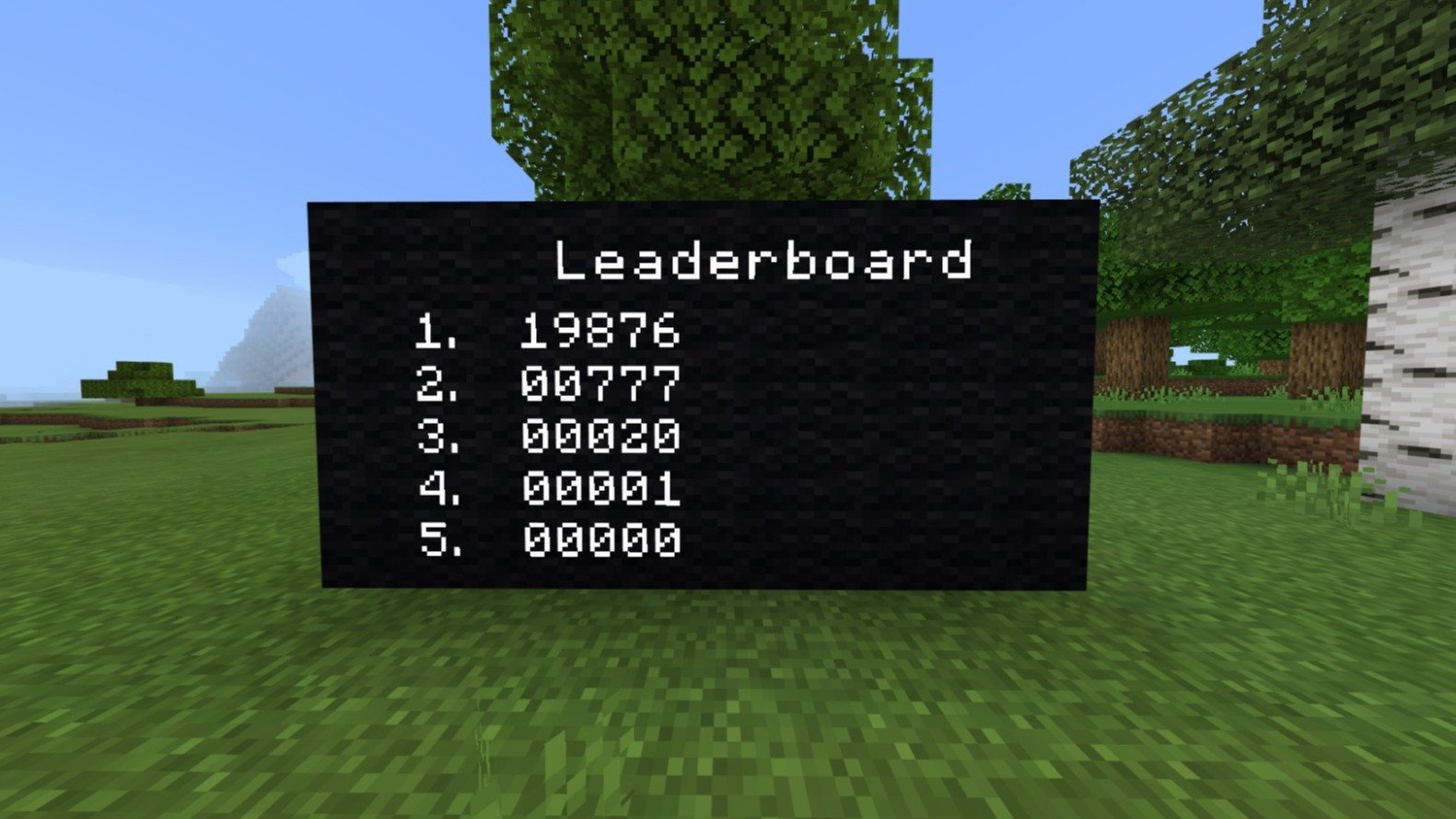 Команда scoreboard в Minecraft