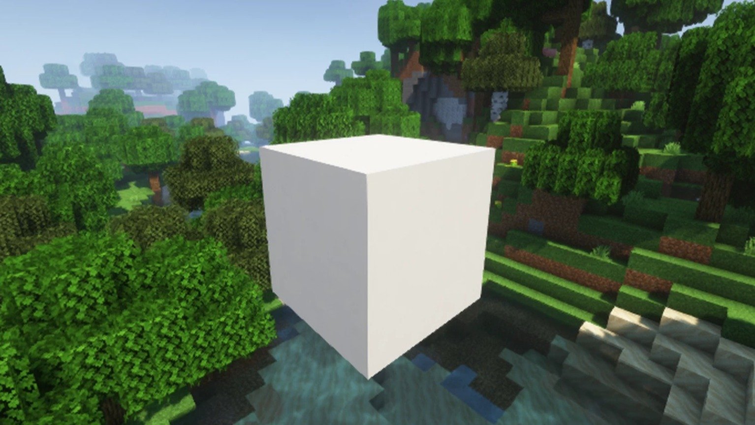 Как сделать белый бетон в Minecraft