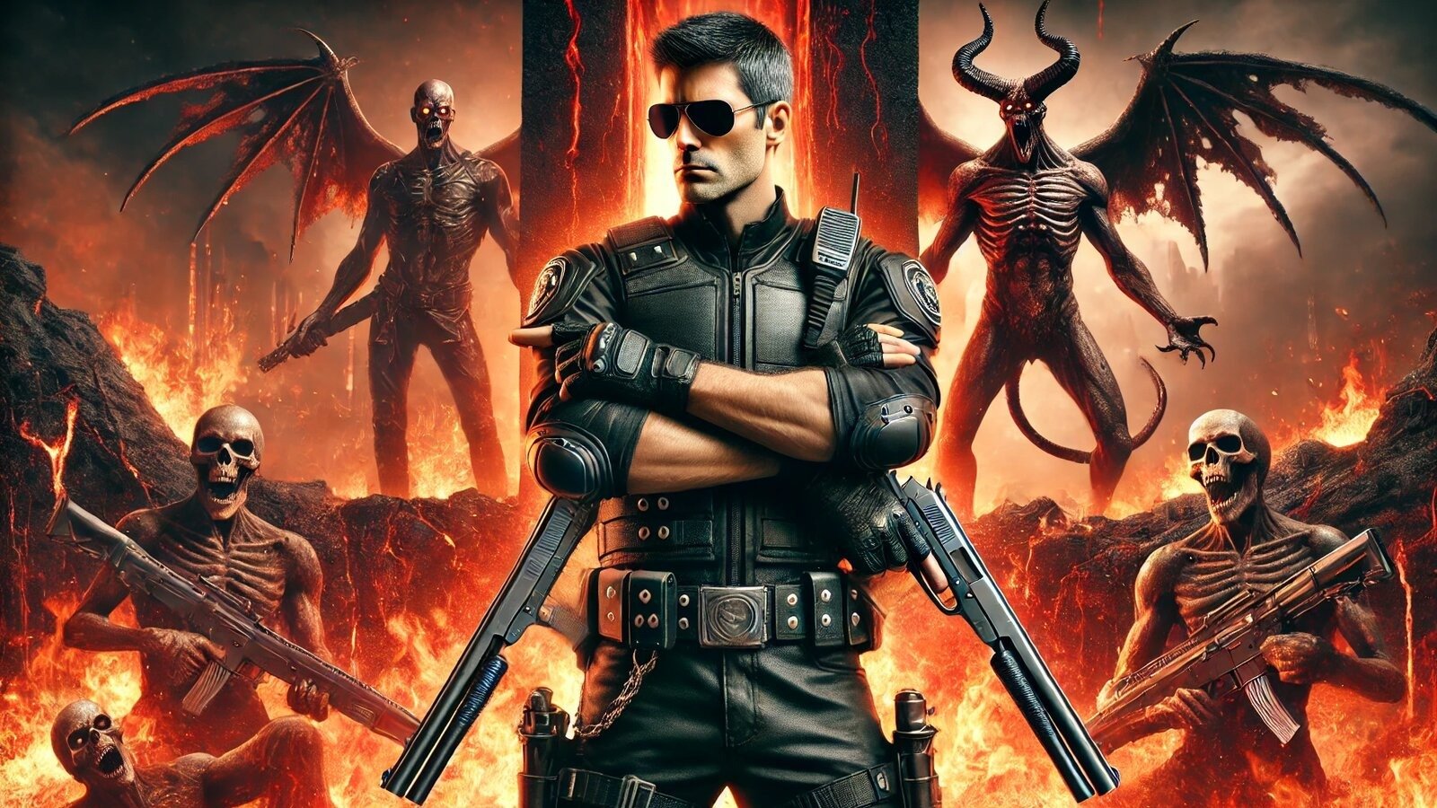 Вышла Shotgun Cop Man от авторов My Friend Pedro где нужно арестовать Сатану