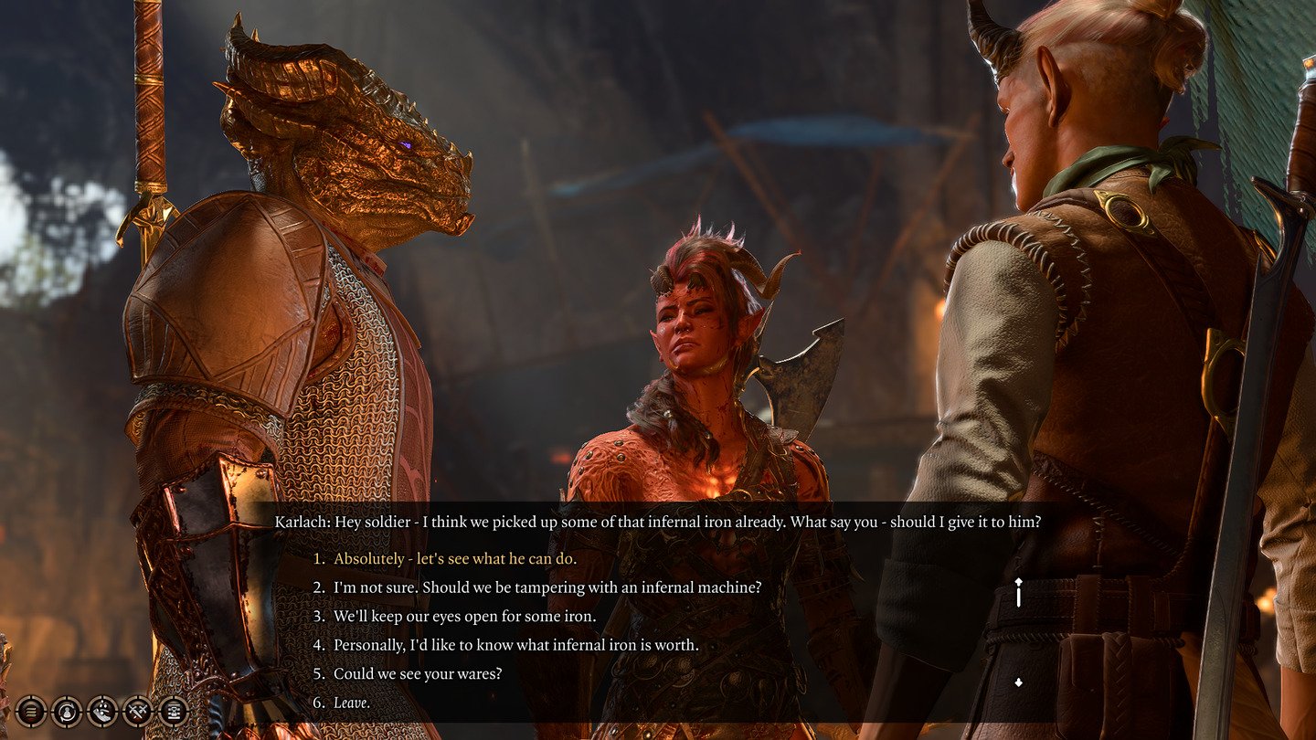 Источник: Polygon / Главный герой, Карлах и Даммон в Baldur's Gate 3