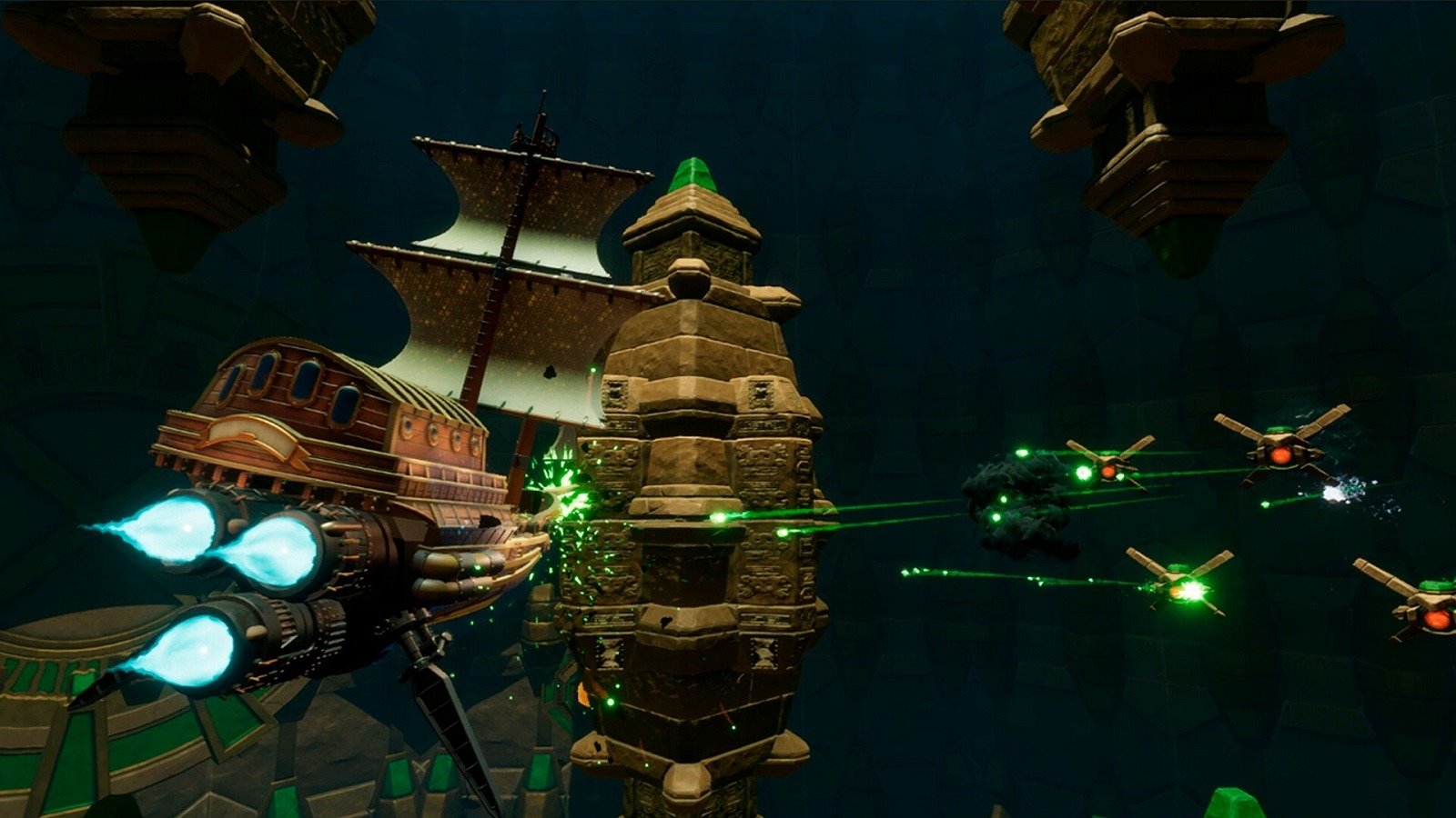 В Steam вышли космические Корсары  симулятор летающего корабля Void Sails