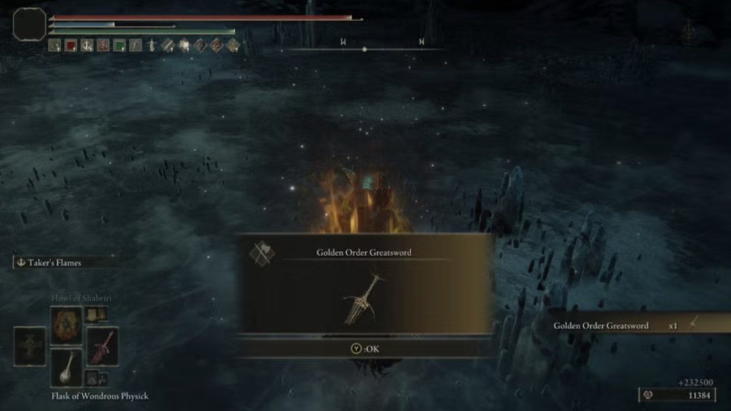 Источник: GameRant / Двуручник Золотого Порядка в Elden Ring