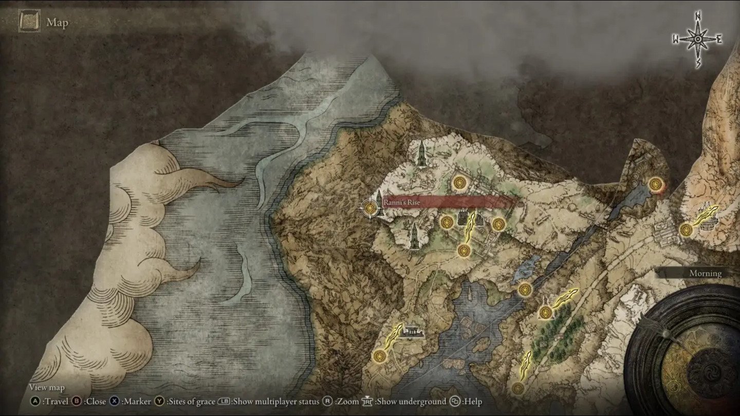 Источник: VG247 / Карта в Elden Ring