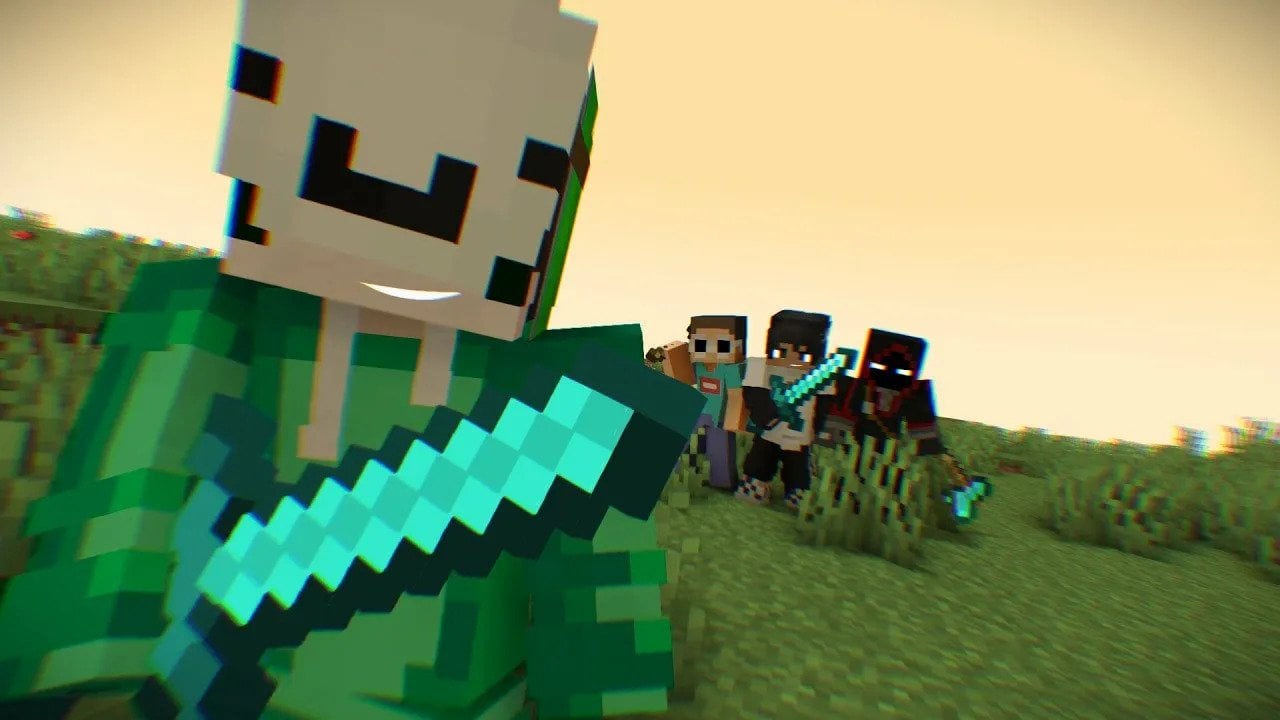 Источник: youtube.com / Анимация с Dream в Minecraft
