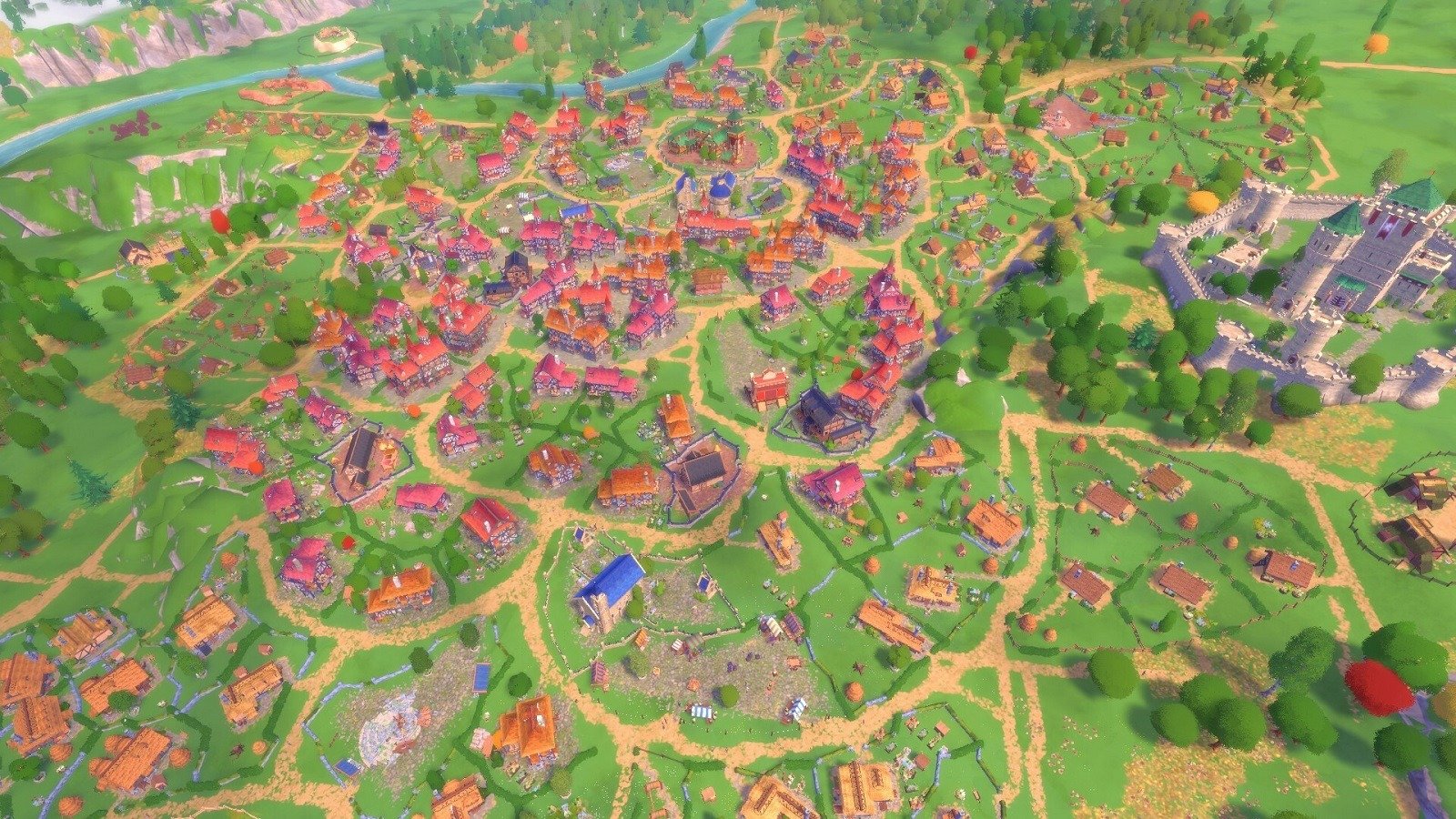 В Steam вышел City Tales  симулятор строительства средневекового анимегорода