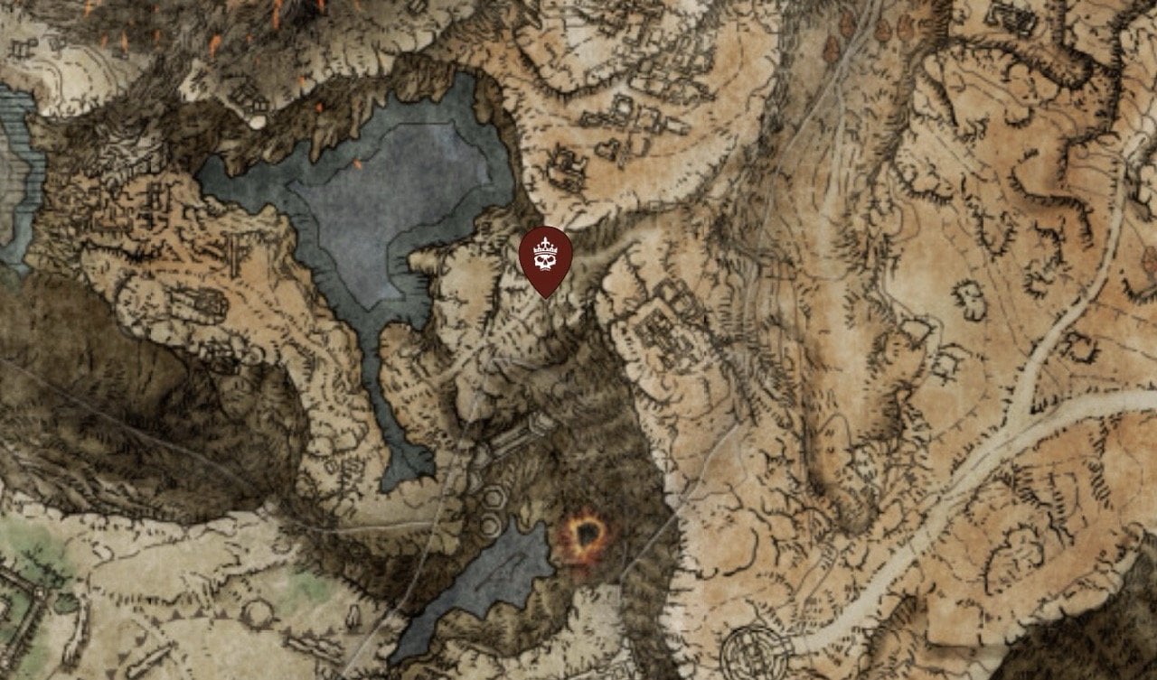 Источник: mapgenie.io / Первая встреча на карте