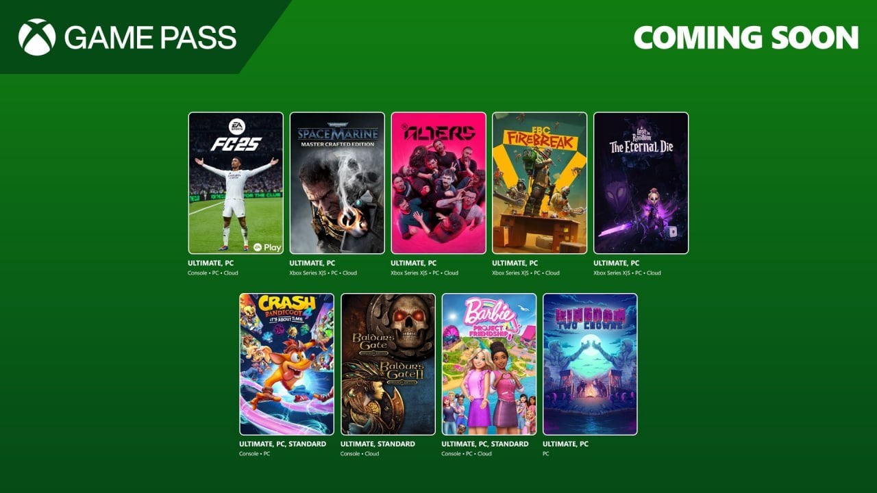 Список игр, которые добавят в&nbsp;Game Pass