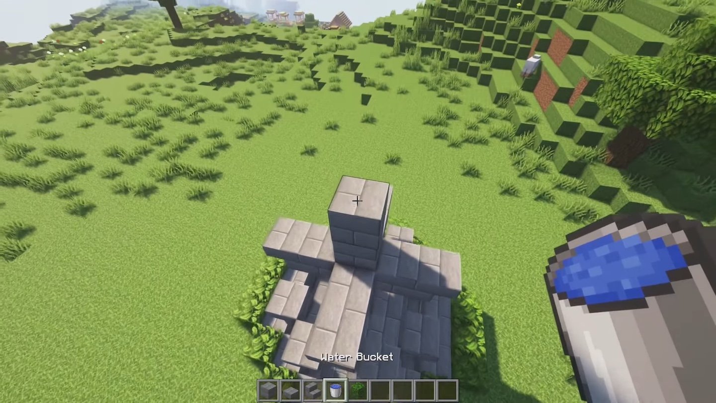 Источник: Flashhaft / Фонтан в Minecraft