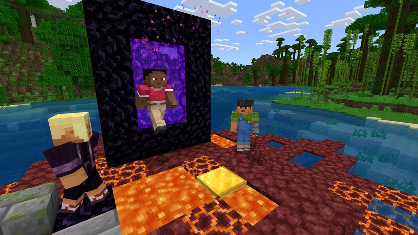 Источник: Nintendo / Minecraft (озеро)