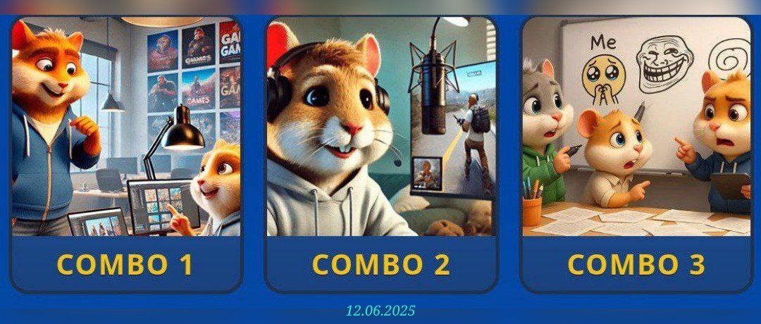 Комбо-карты в Hamster Kombat на 12-13 июня