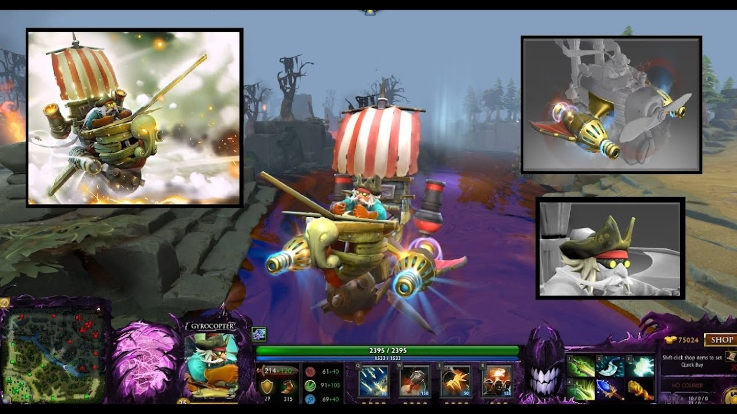Источник: Dota2Movie / Gyrocopter в Dota 2