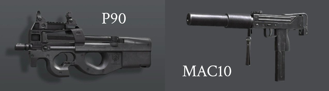 Источник: CQ.ru / P90 и MAC 10