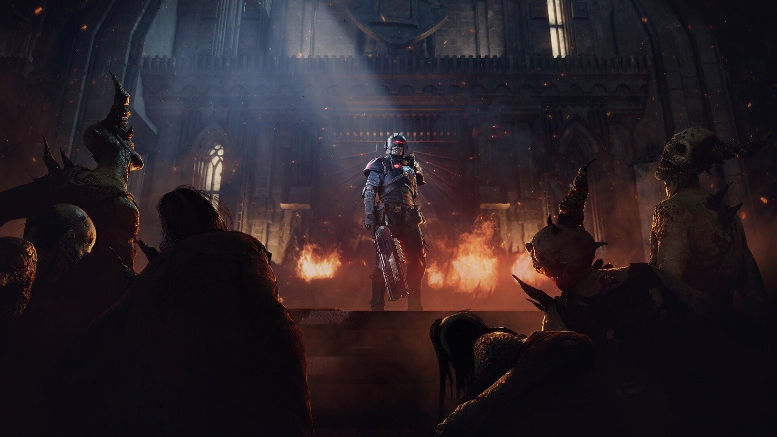 В Warhammer 40000 Darktide появился новый класс  Адептус Арбитрес