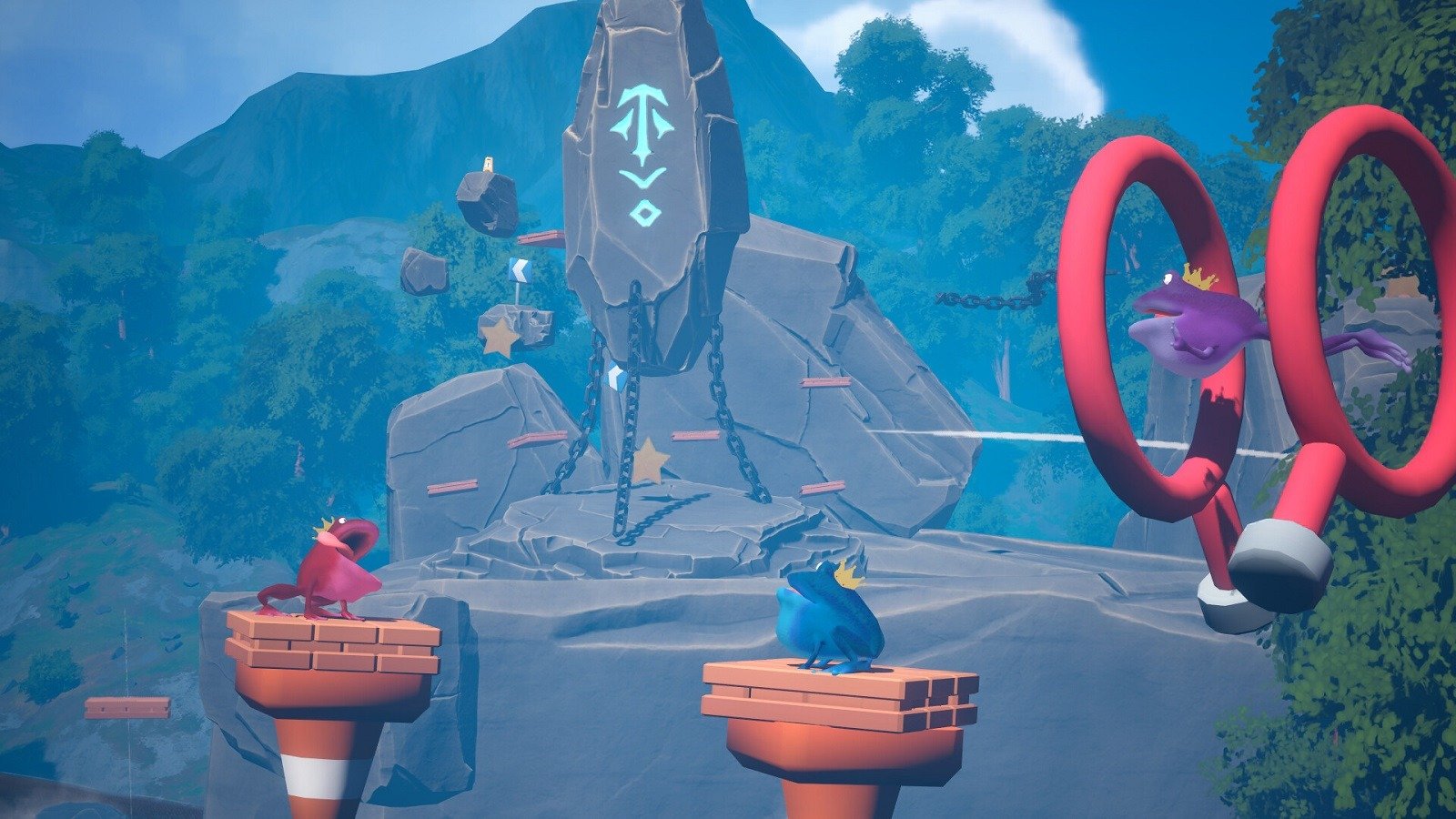 В Steam вышел лягушачий кооперативный платформер Frog Jump