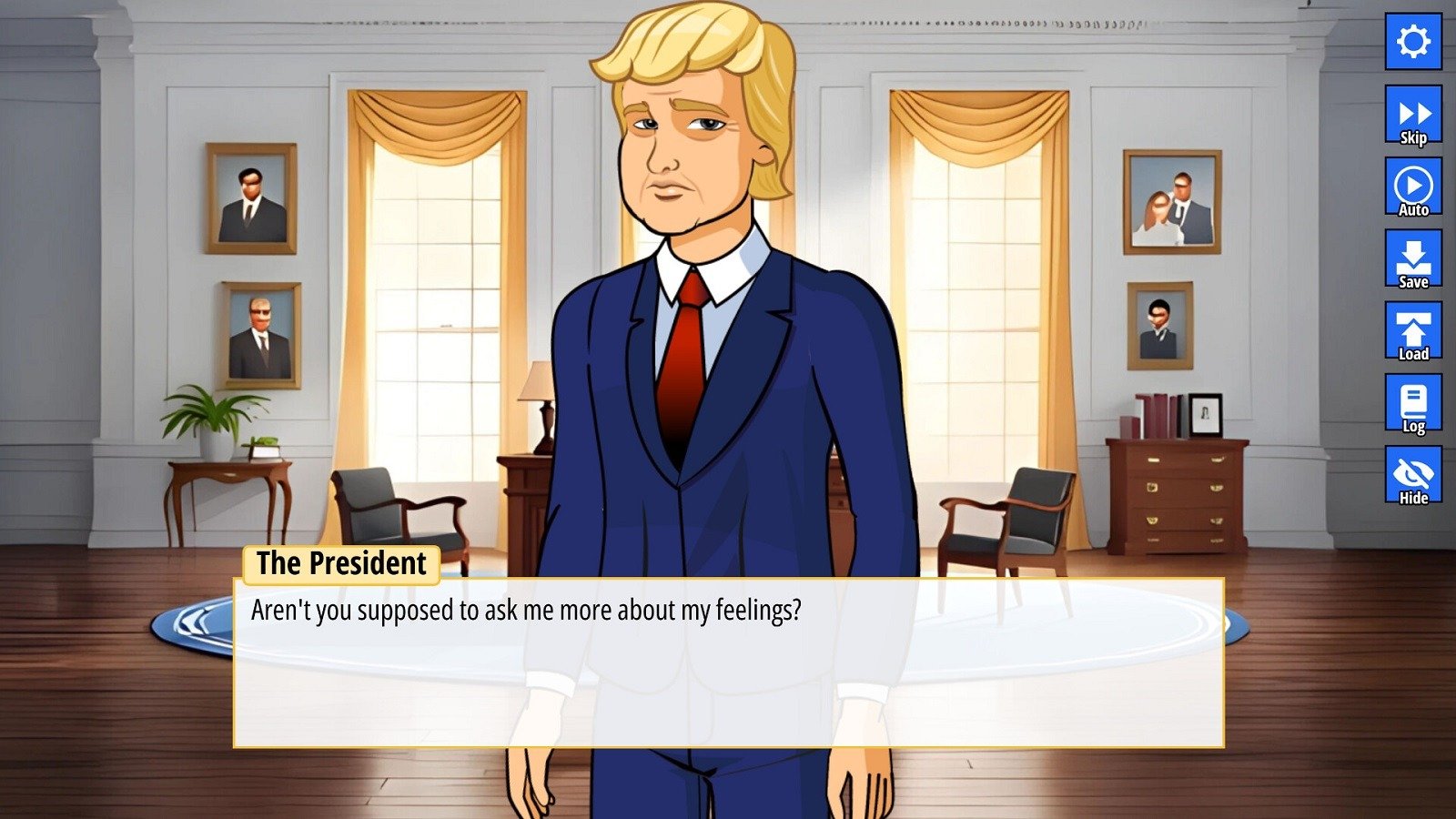 В Steam вышла игра Presidential Psychologist про психолога и президента
