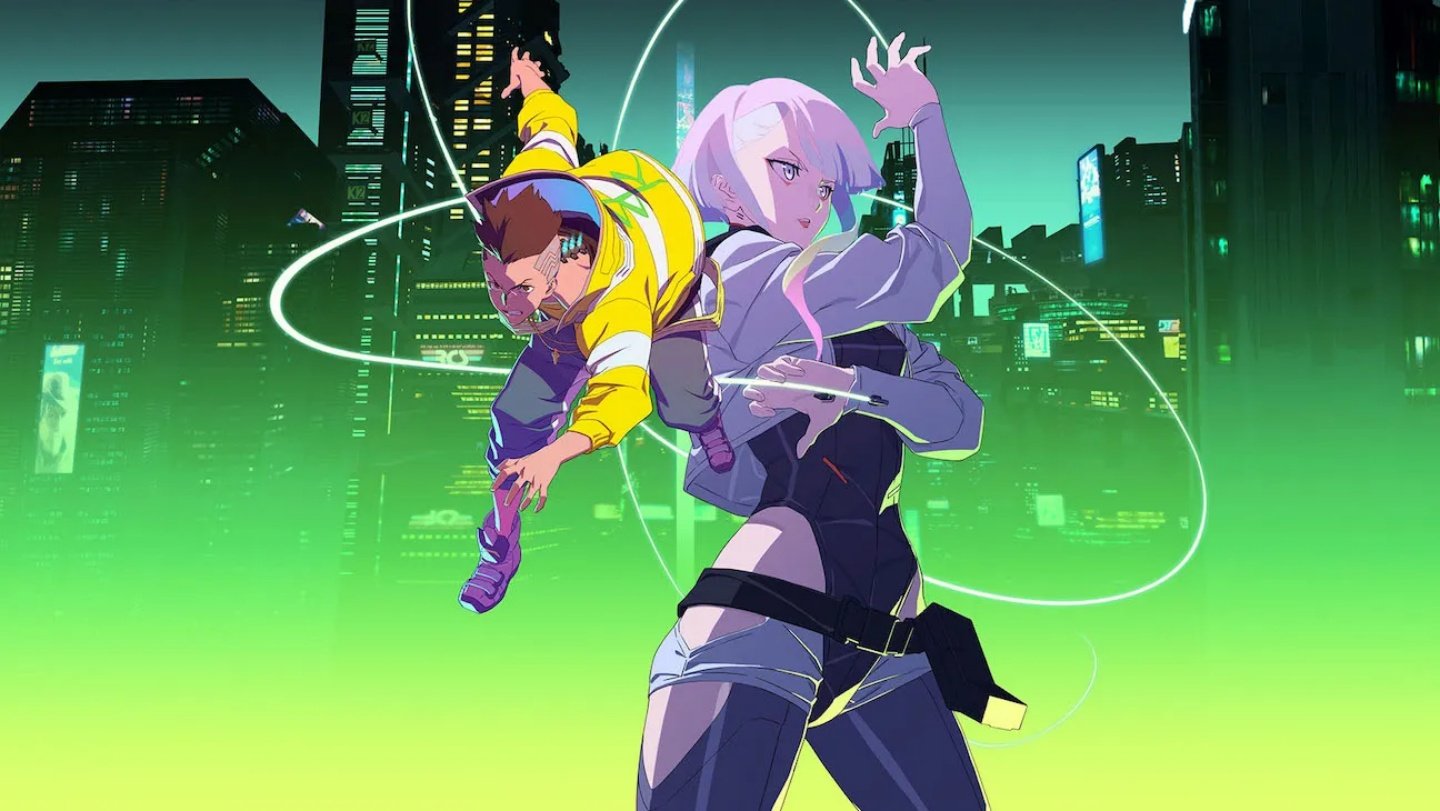 Постер первого сезона Cyberpunk: Edgerunners