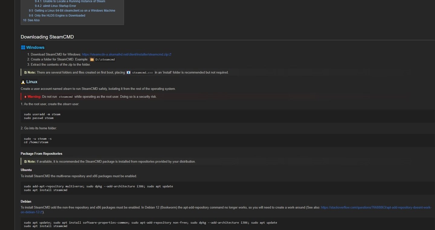 Источник: CQ / Загрузка файла SteamCMD.exe