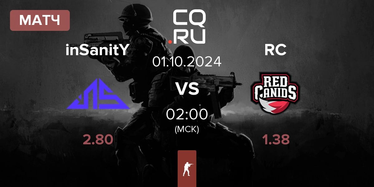 Матч inSanitY Sports inSanitY vs Red Canids RC | 01.10