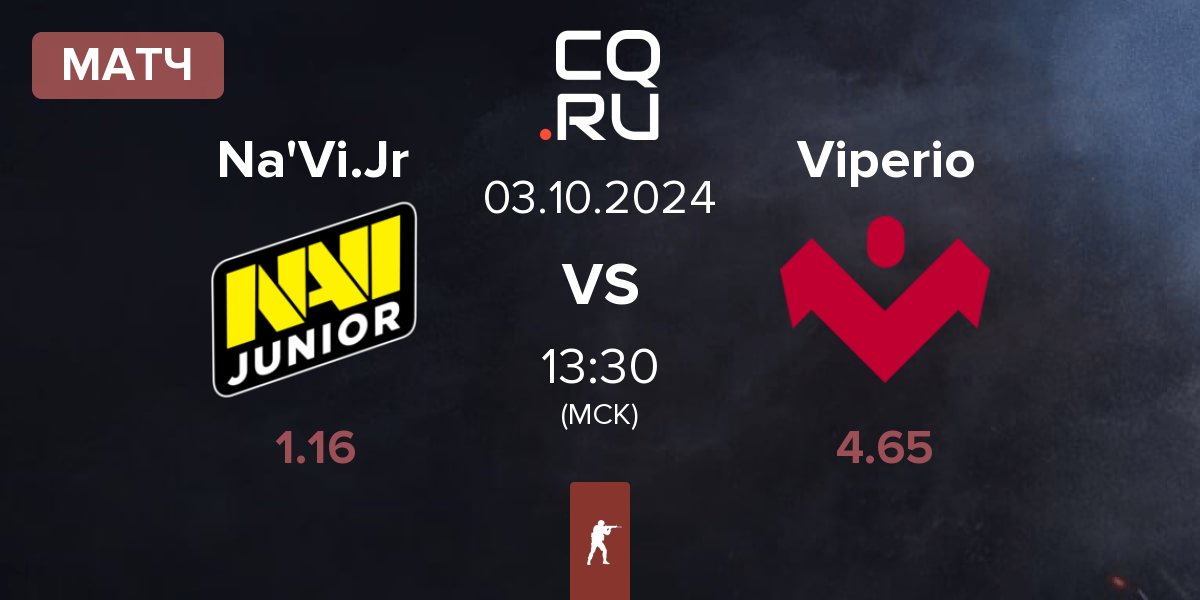 Матч Natus Vincere Junior Na'Vi.Jr vs Viperio | 03.10