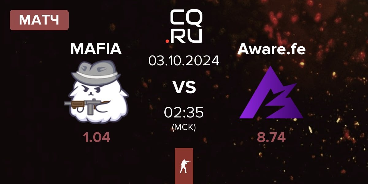 Матч FLUFFY MAFIA MAFIA vs Aware Impact Aware.fe | 03.10