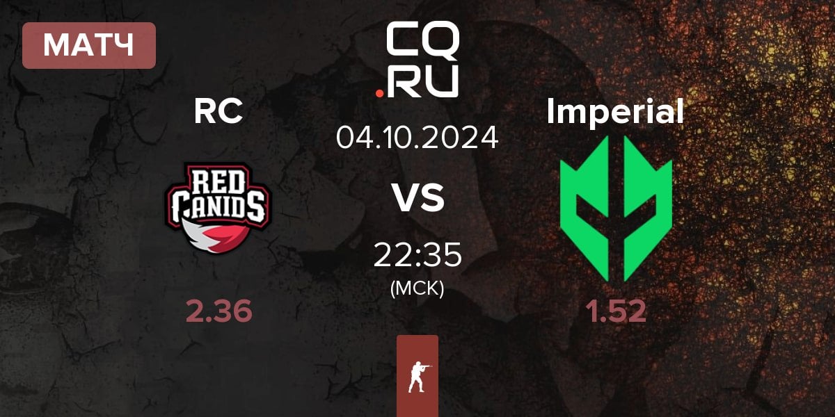 Матч Red Canids RC vs Imperial Esports Imperial | 04.10