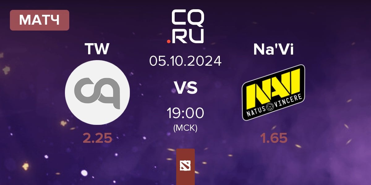 Матч Team Waska TW vs Natus Vincere Na'Vi | 05.10