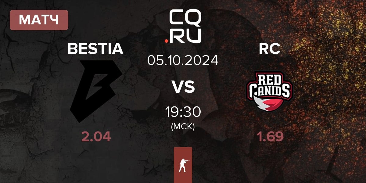 Матч BESTIA vs Red Canids RC | 05.10