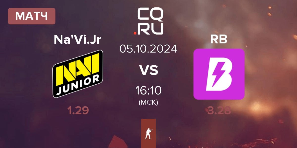 Матч Natus Vincere Junior Na'Vi.Jr vs RUSH B RB | 05.10