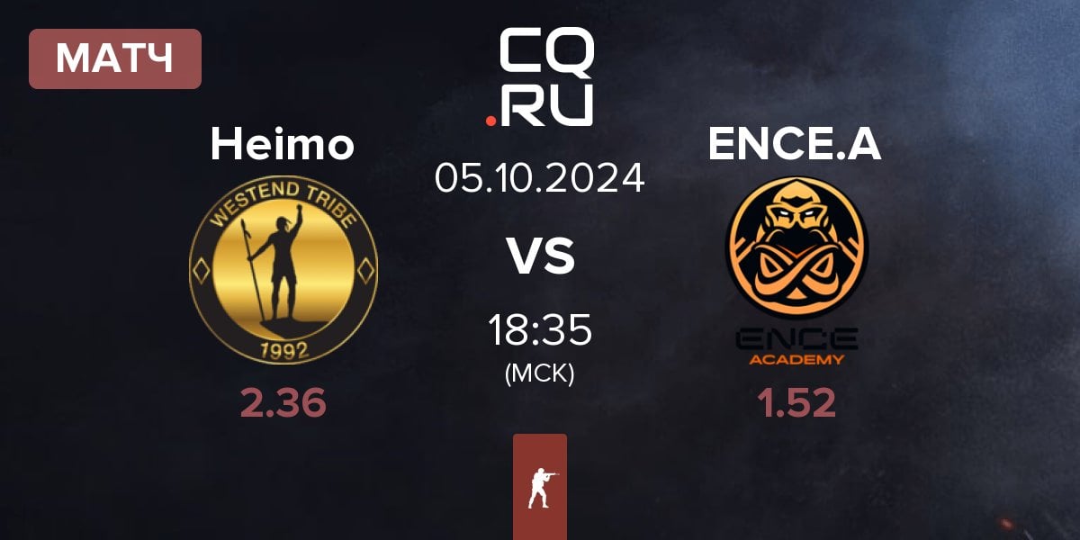 Матч Heimo Esports Heimo vs ENCE Academy ENCE.A | 05.10