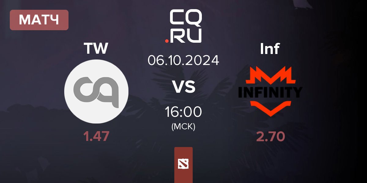 Матч Team Waska TW vs Infinity Inf | 06.10