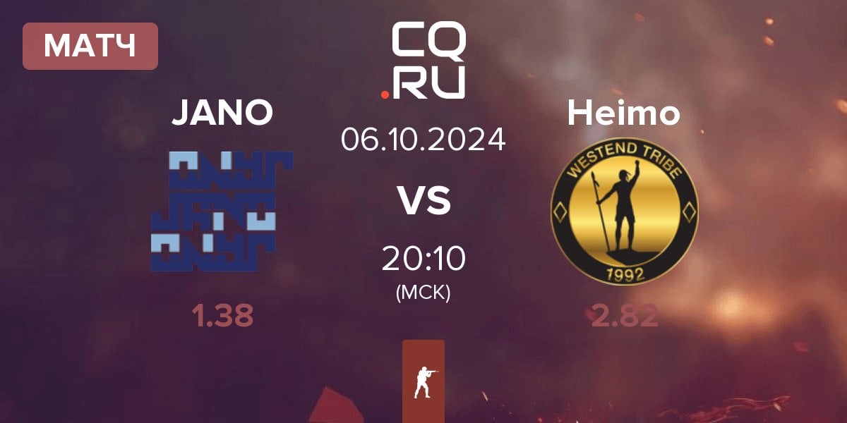 Матч JANO Esports JANO vs Heimo Esports Heimo | 06.10