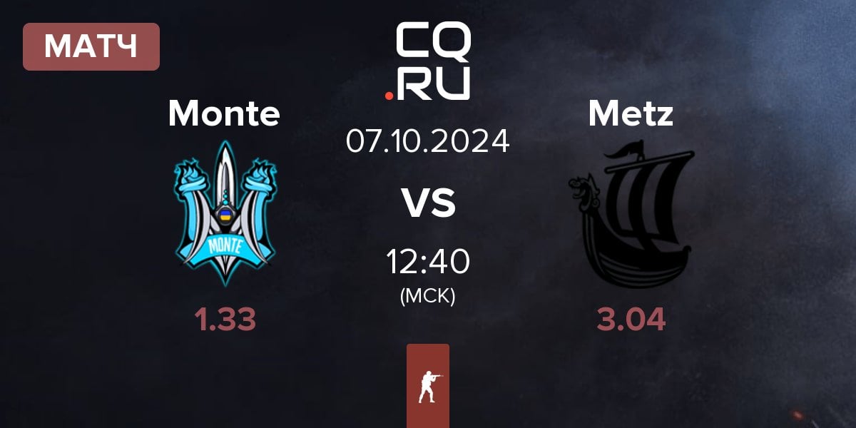 Матч Monte vs Metizport Metz | 07.10