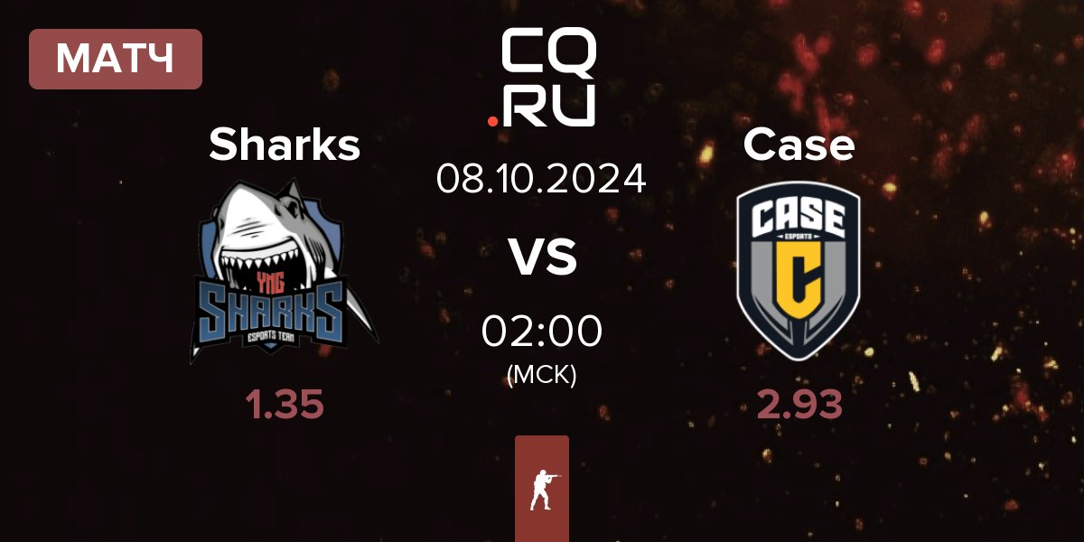 Матч Sharks Esports Sharks vs Case Esports Case | 08.10