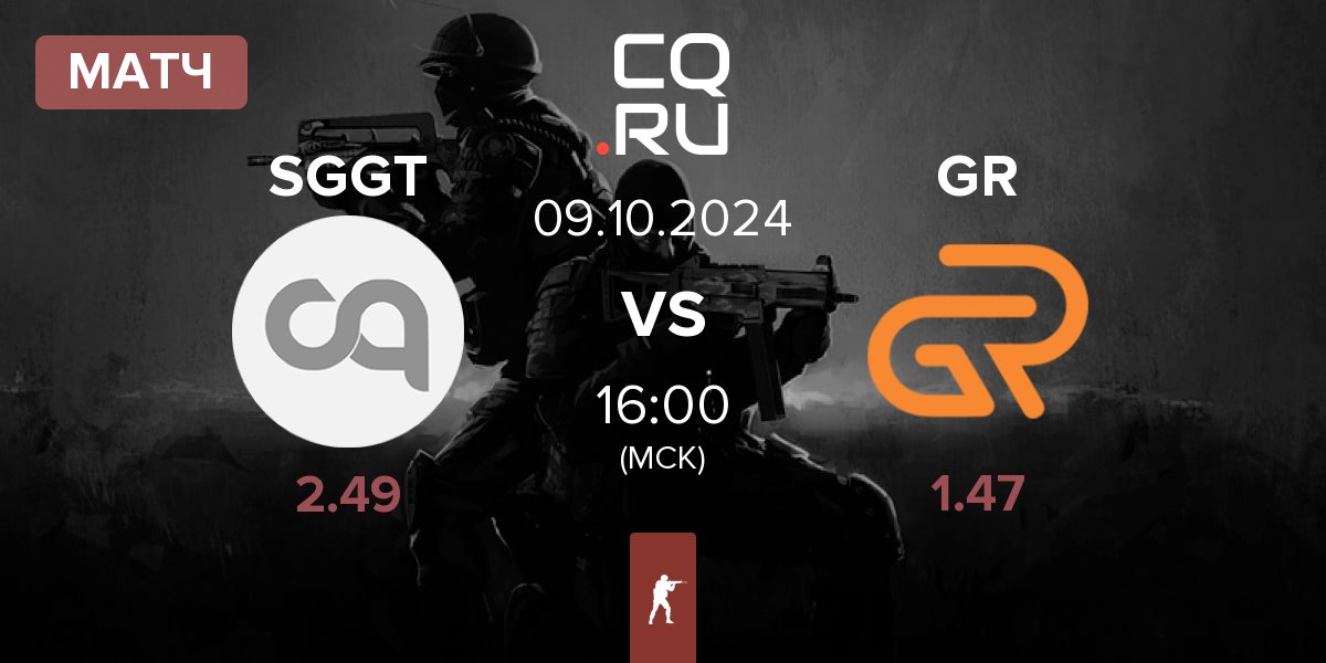 Матч SayGGTeam SGGT vs GR Gaming GR | 09.10