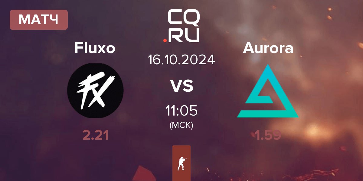 Матч Fluxo vs Aurora Gaming Aurora | 16.10