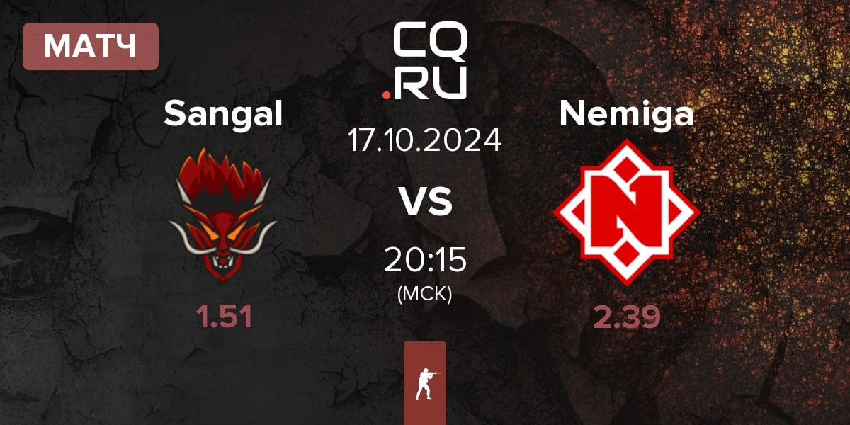 Матч Sangal Esports Sangal vs Nemiga Gaming Nemiga | 17.10