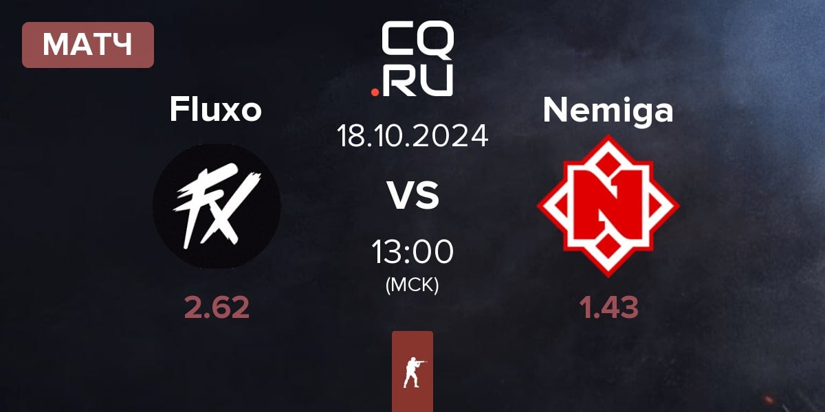 Матч Fluxo vs Nemiga Gaming Nemiga | 18.10