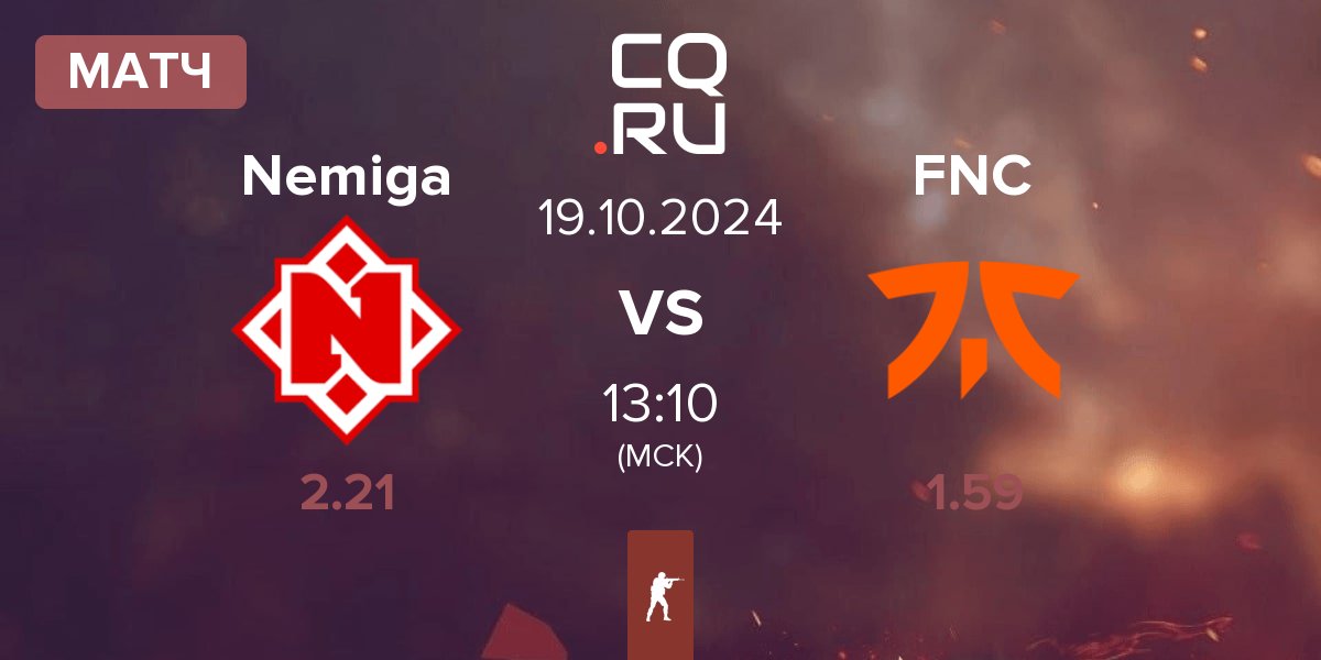 Матч Nemiga Gaming Nemiga vs Fnatic FNC | 19.10