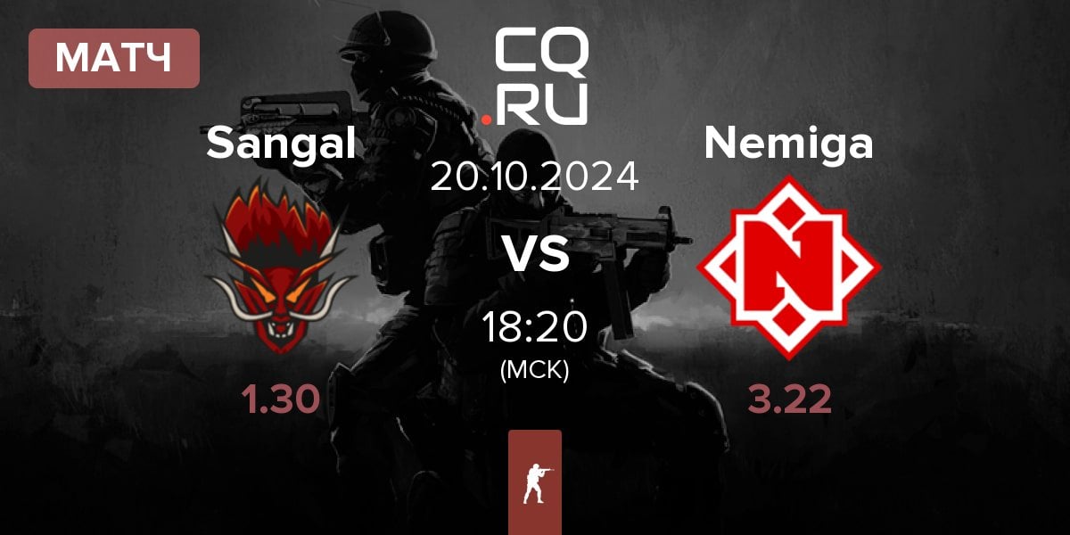 Матч Sangal Esports Sangal vs Nemiga Gaming Nemiga | 20.10