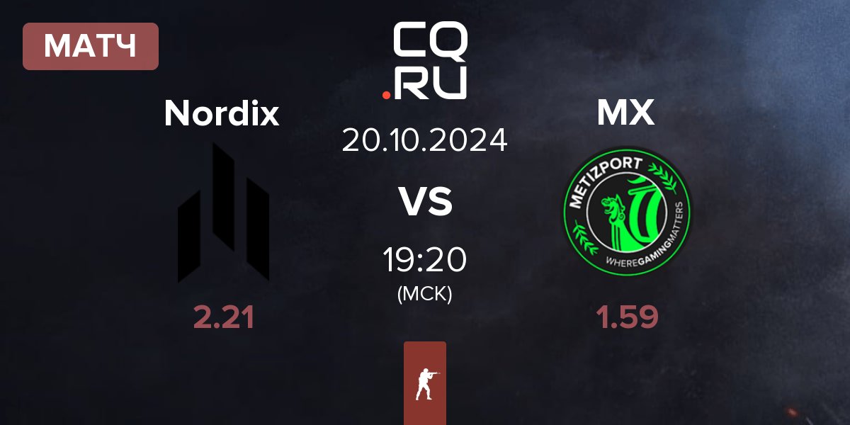 Матч Nordix vs Metizport X MX | 20.10