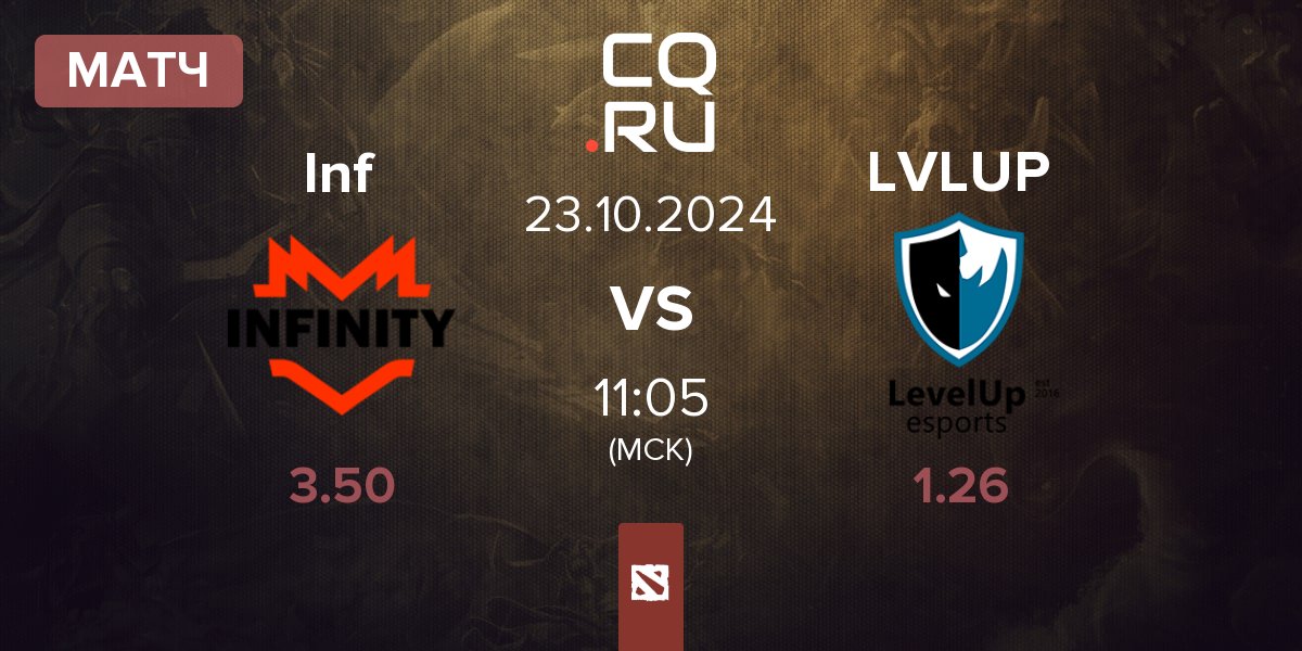 Матч Infinity Inf vs Level UP LVLUP | 23.10