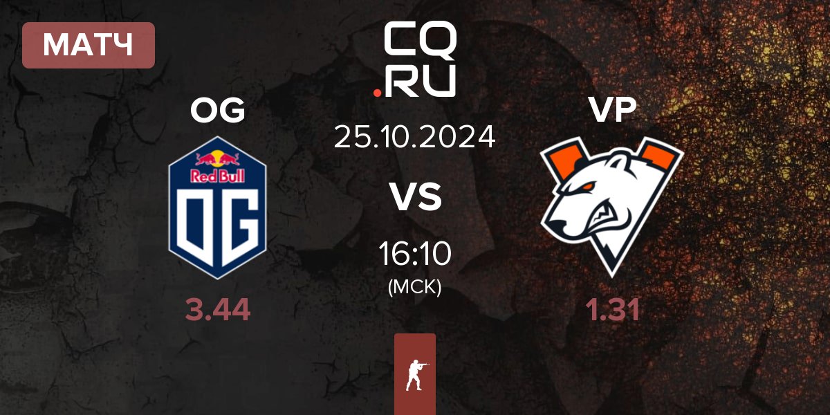 Матч OG Gaming OG vs Virtus.Pro VP | 25.10