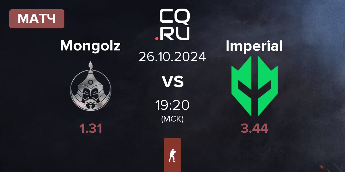 Матч The Mongolz Mongolz vs Imperial Esports Imperial | 26.10