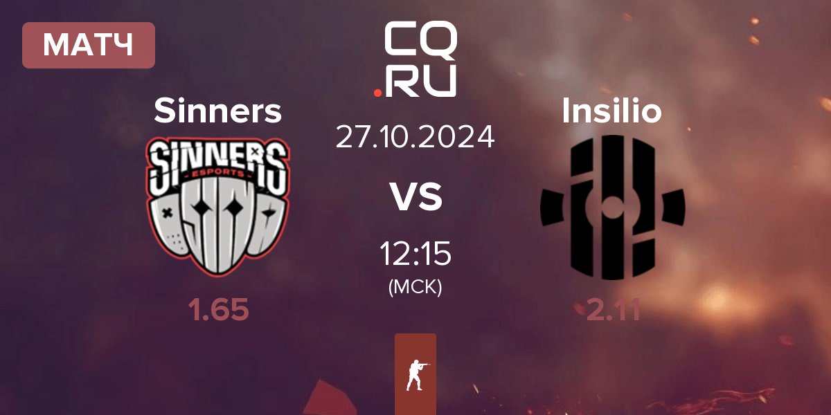 Матч Sinners Esports Sinners vs Insilio | 27.10