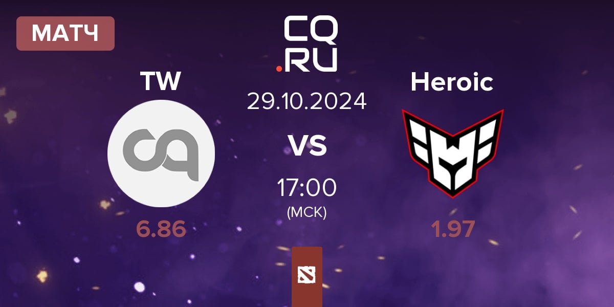 Матч Team Waska TW vs Heroic | 29.10