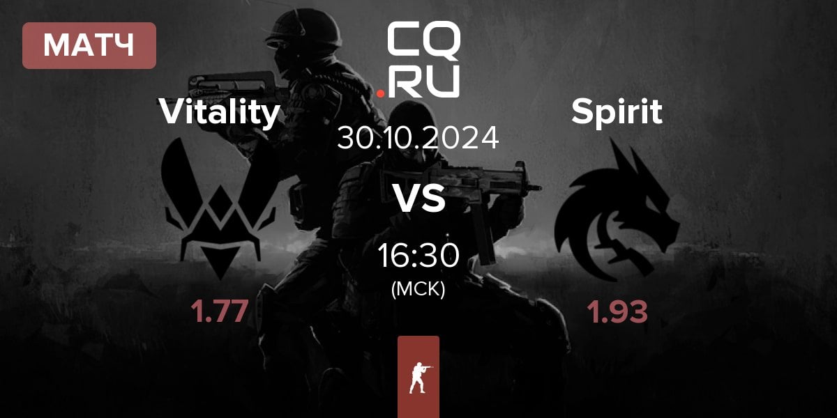 Матч Team Vitality Vitality vs Team Spirit Spirit | 30.10